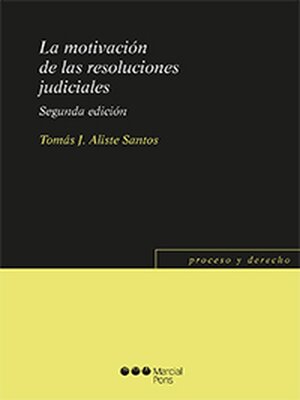 cover image of La motivación de las resoluciones judiciales